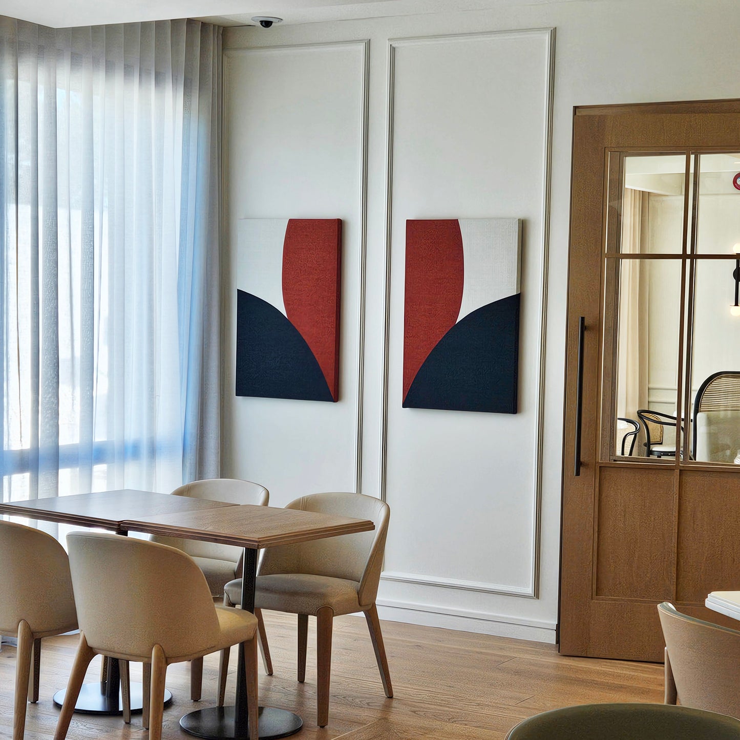 Acoustic Art Panels by Marie Dooley - Granite Club Toronto
