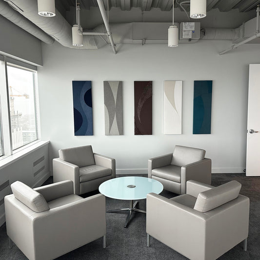Acoustic Art Panels by Marie Dooley - Office space