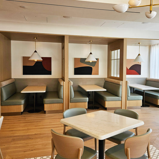 Acoustic Art Panels by Marie Dooley - Granite Club Toronto
