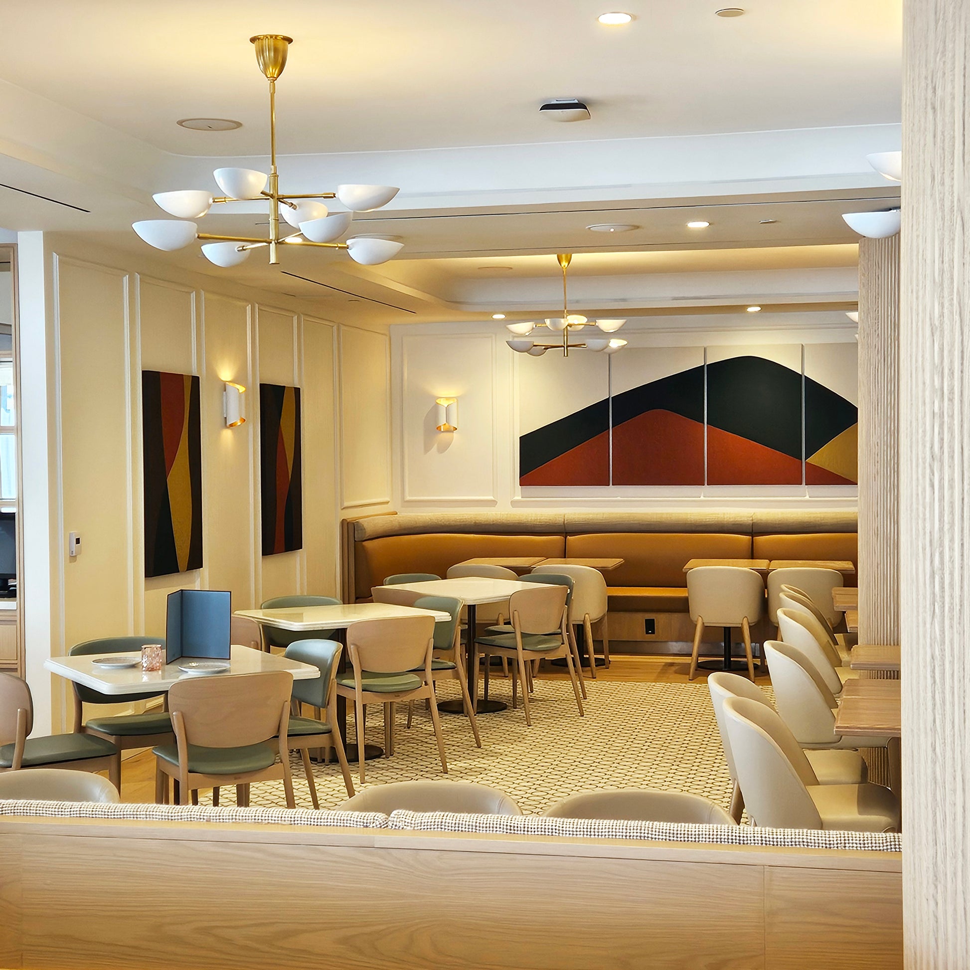 Acoustic Art Panels by Marie Dooley - Granite Club Toronto
