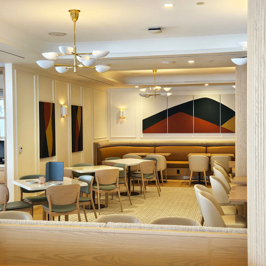 Acoustic Art Panels by Marie Dooley - Granite Club Toronto