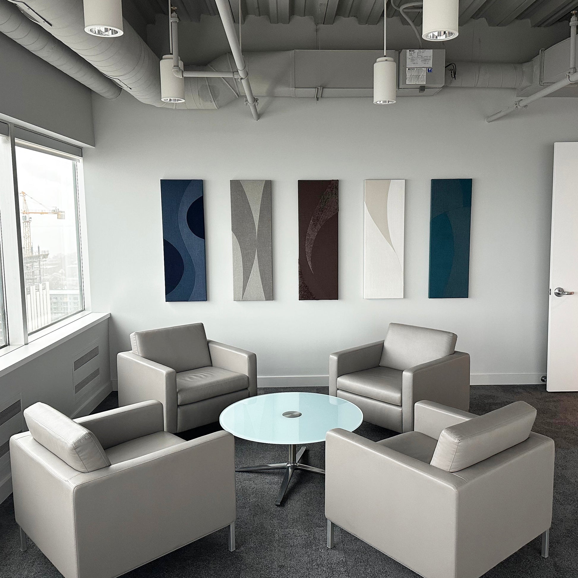 Acoustic Art Panels by Marie Dooley - Office space